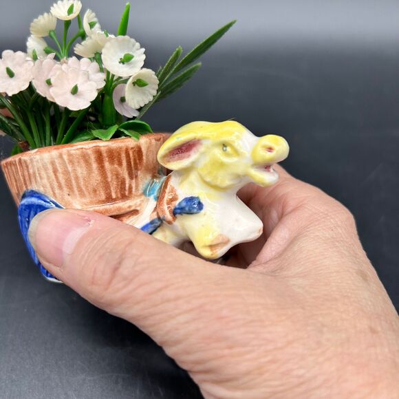 Donkeys Cart With Original Plastic Flowers - Picture 7 of 7